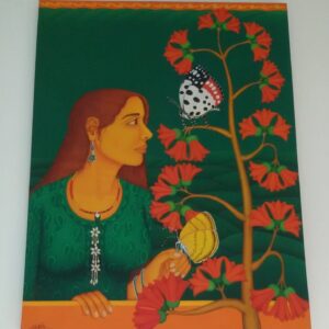 Girl with Butterfly